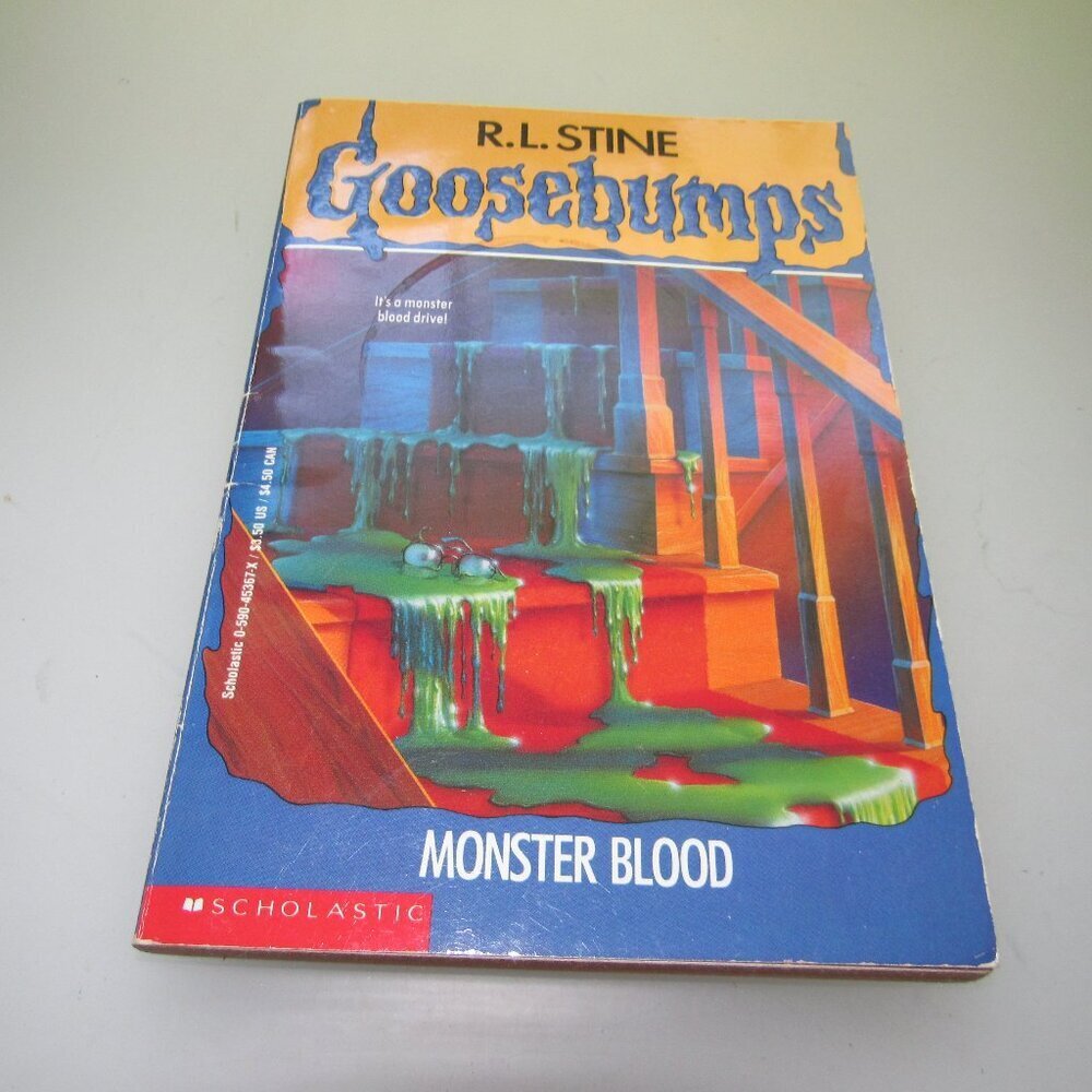 Goosebumps #3 – Monster Blood by R.L. Stine – Vintage 1992 Scholastic Paperback